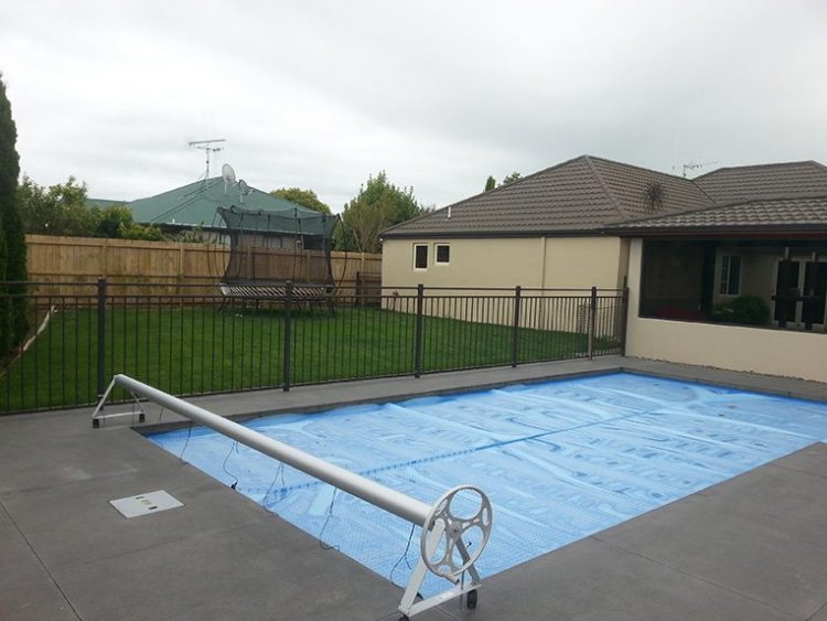 Edinburgh Double Top Rail Pool Fence Warner Gates & Fences