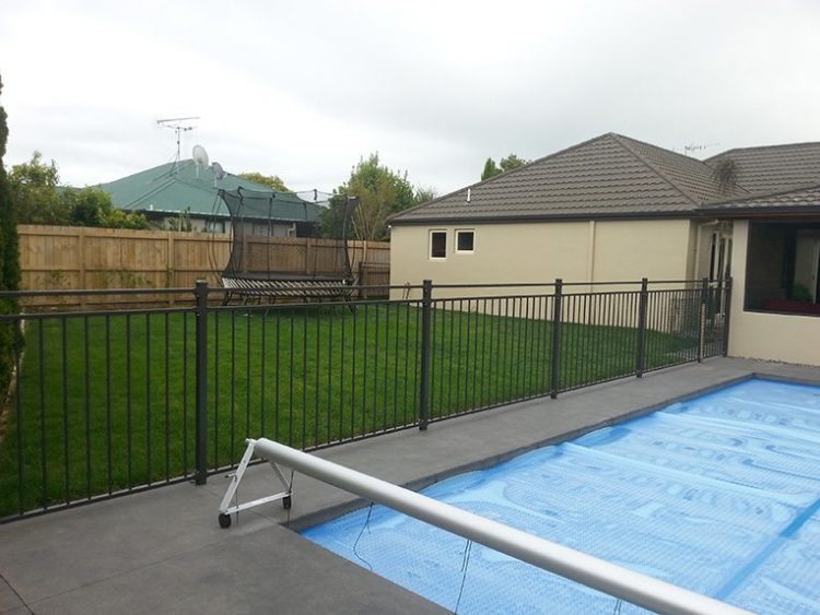 Edinburgh Double Top Rail Pool Fence Warner Gates & Fences